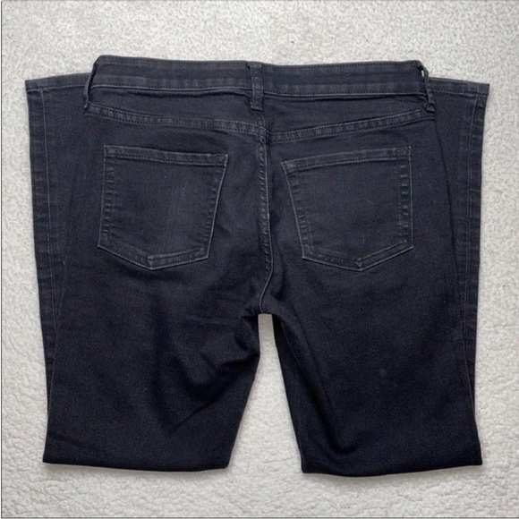 Gap Black Mid Rise Denim Skinny Fit Size 4 / 27 - Picture 4 of 7